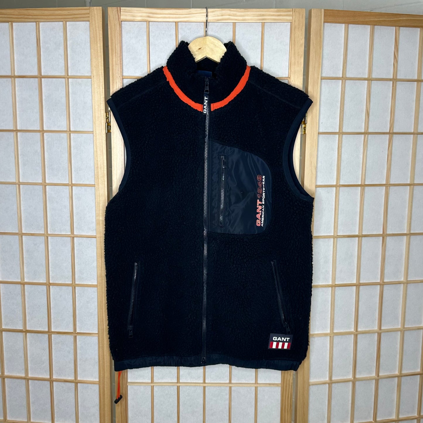 Gant Sherpa Vest Navy (S)