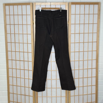 Wrangler Brown Work Pants (33 x 32)