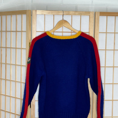 Ralph Lauren Blue Uni Crest Knit (S)