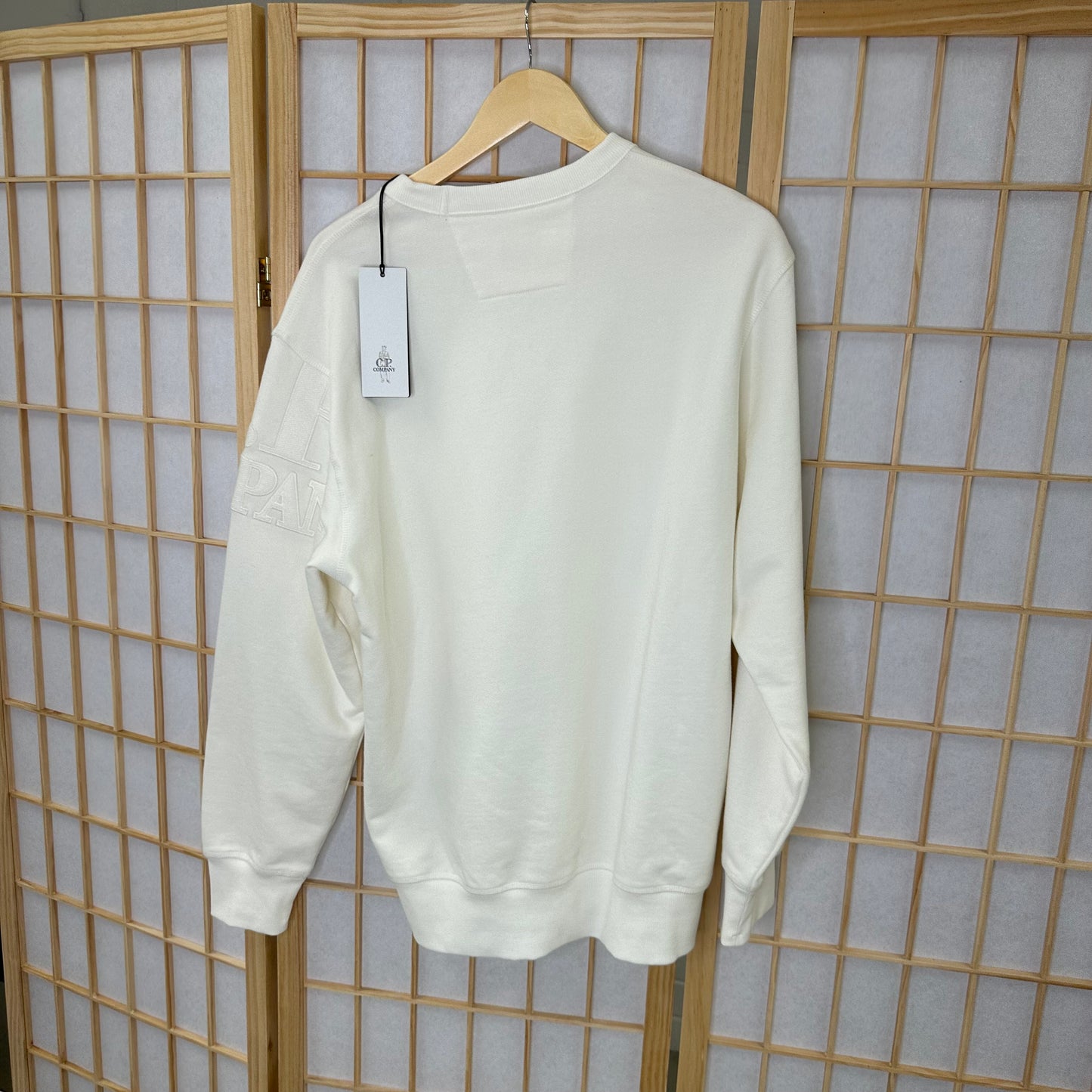 CP Company White Crewneck New (M)