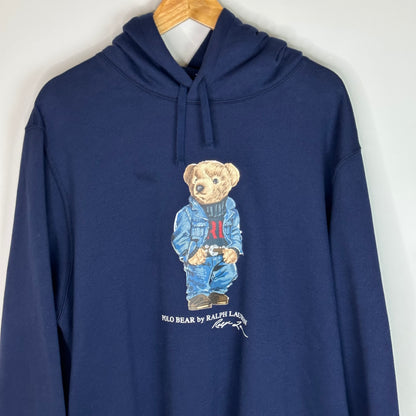 Polo Bear Navy Hoodie New (XXL)