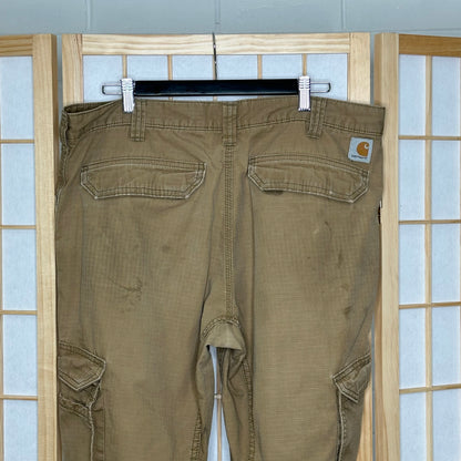 Carhartt Rip Stop Bone Cargos (36 X 34)