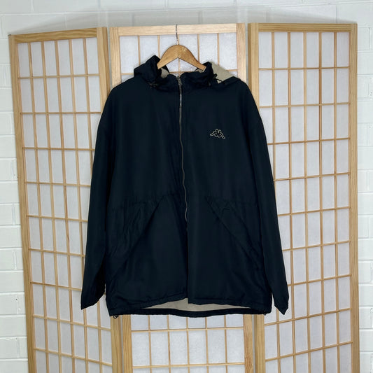 Kappa Reversible Jacket Black/Cream (L - XL)