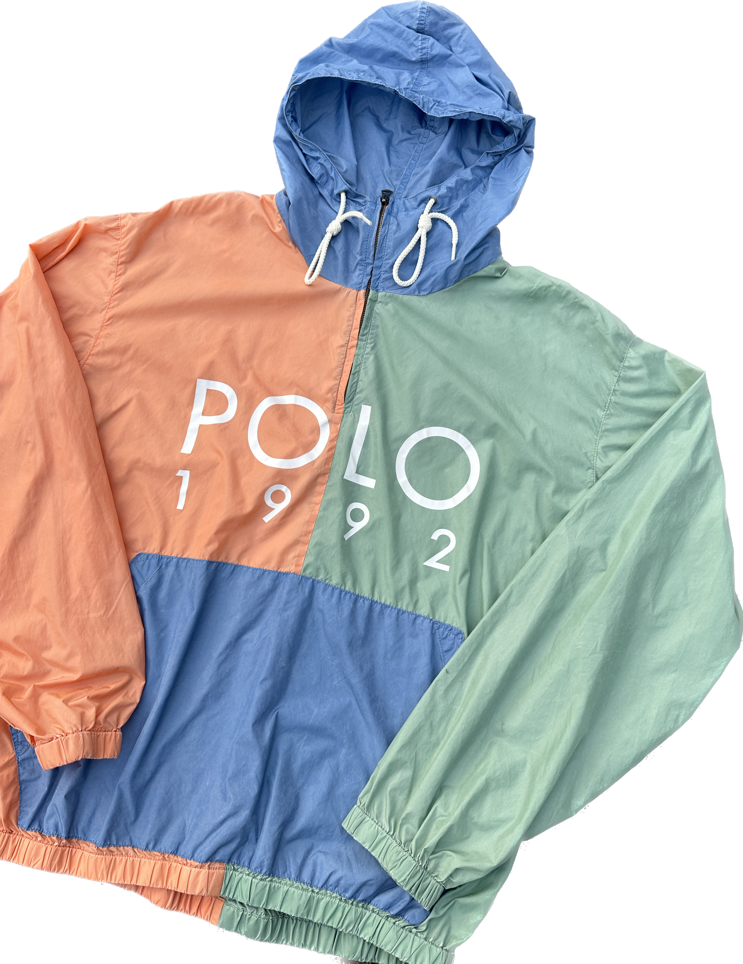 Polo 1992 Pastel Colour Block Windbreaker (M)