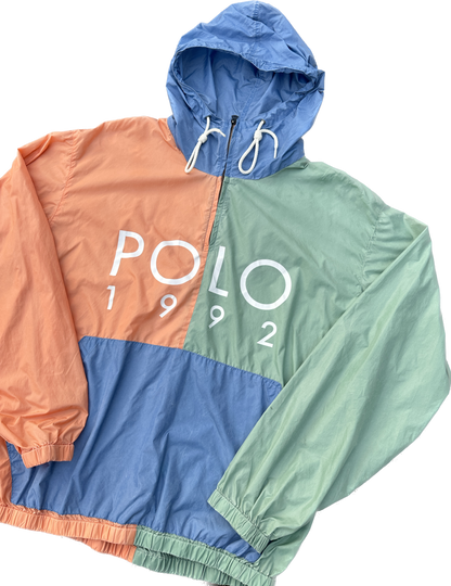 Polo 1992 Pastel Colour Block Windbreaker (M)