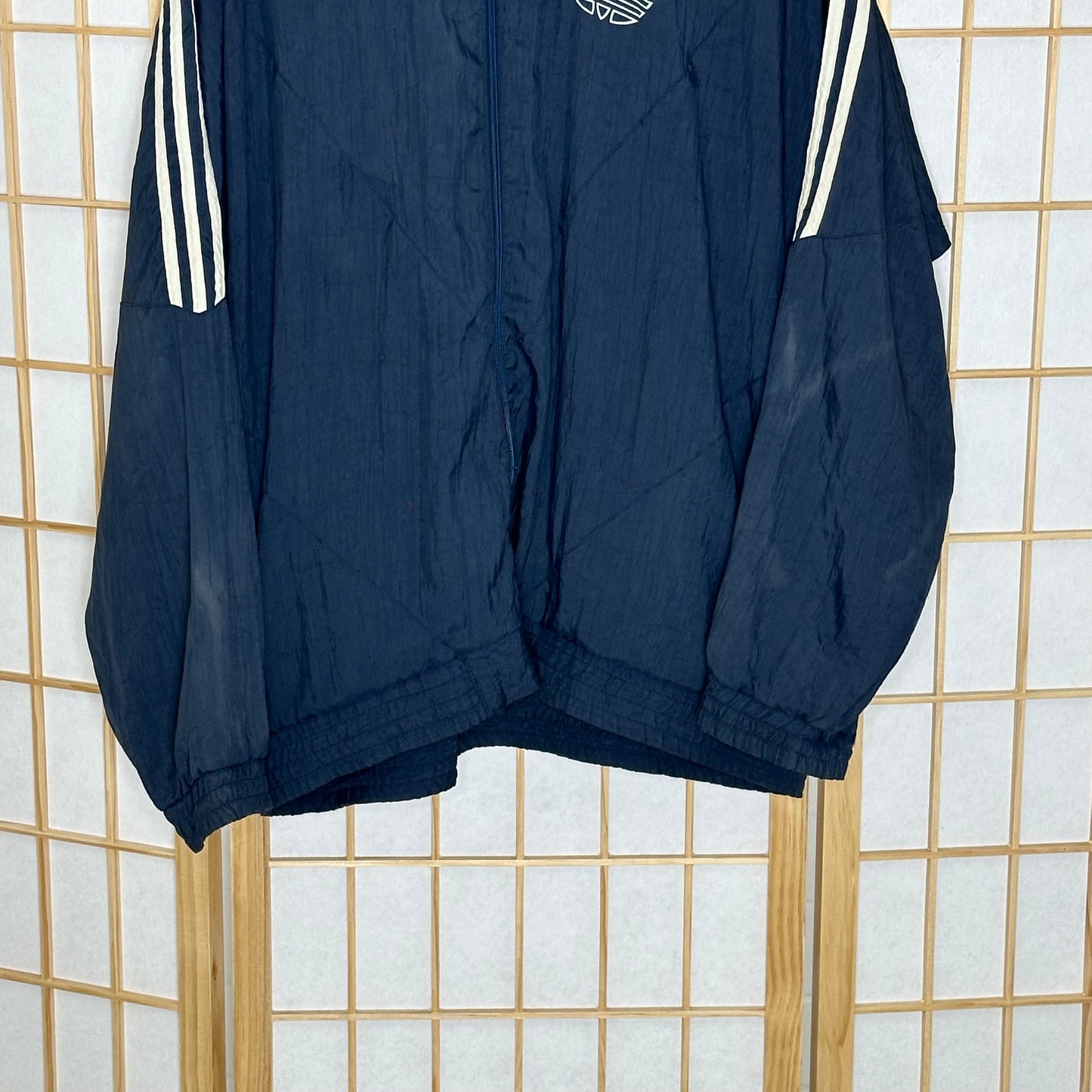 Vintage Navy Adidas Spray Jacket (M)