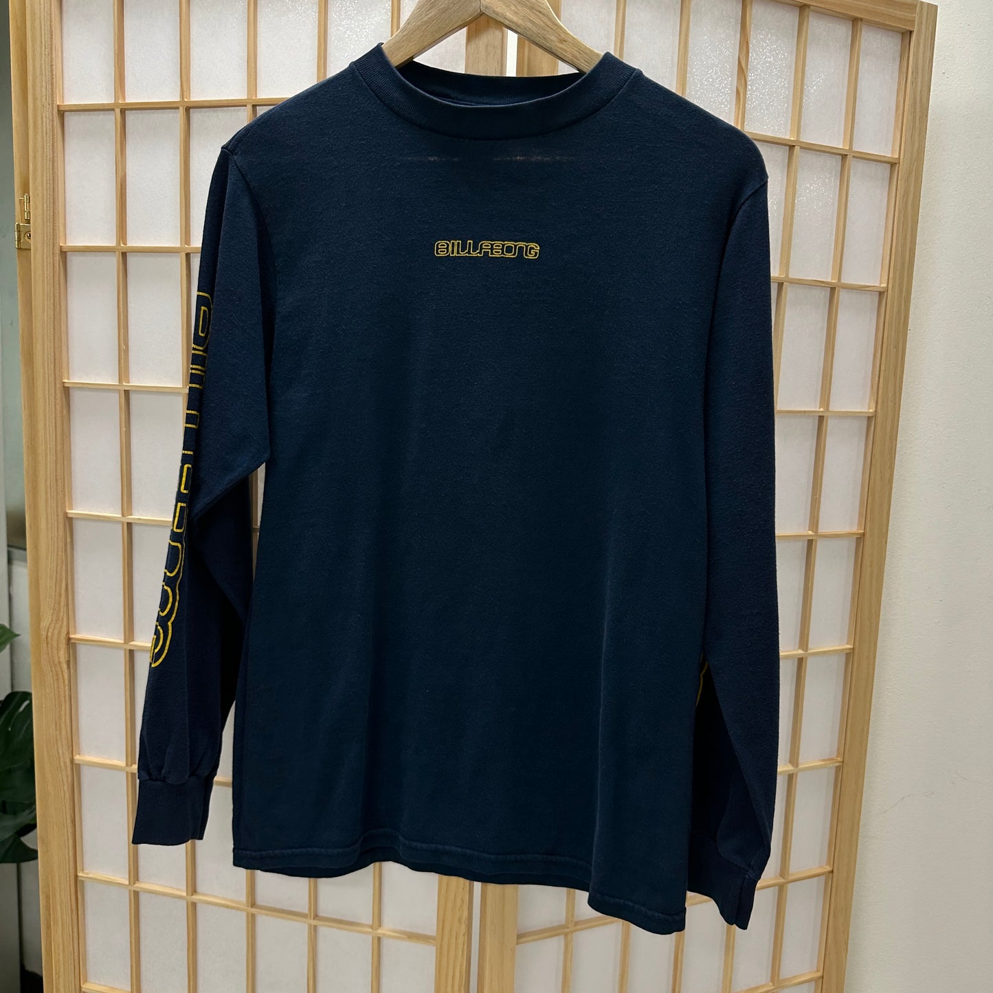 Billabong Navy Spellout Longsleeve (S)