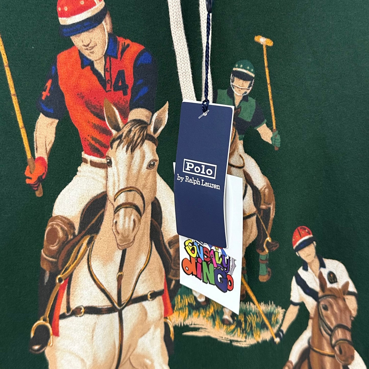 Ralph Lauren 5 Horseman Green Hoodie