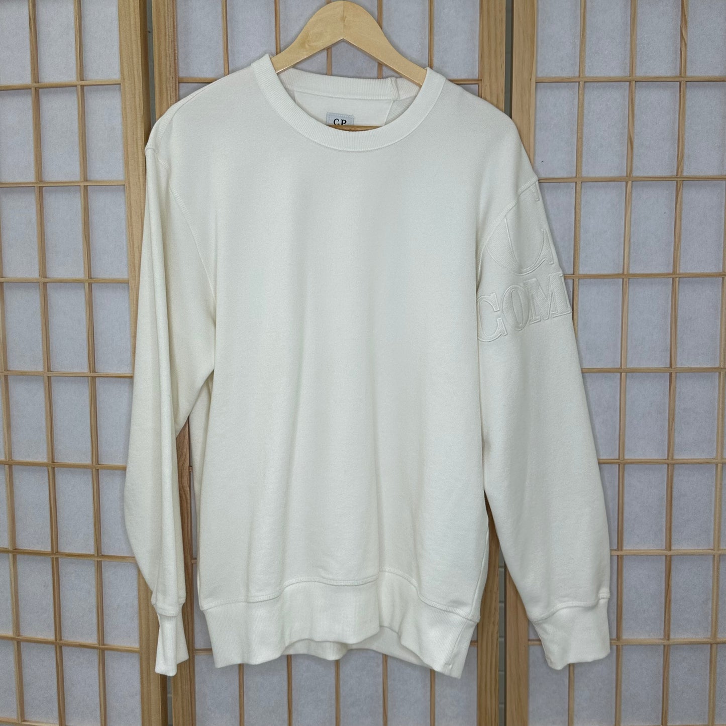 CP Company White Crewneck New (M)