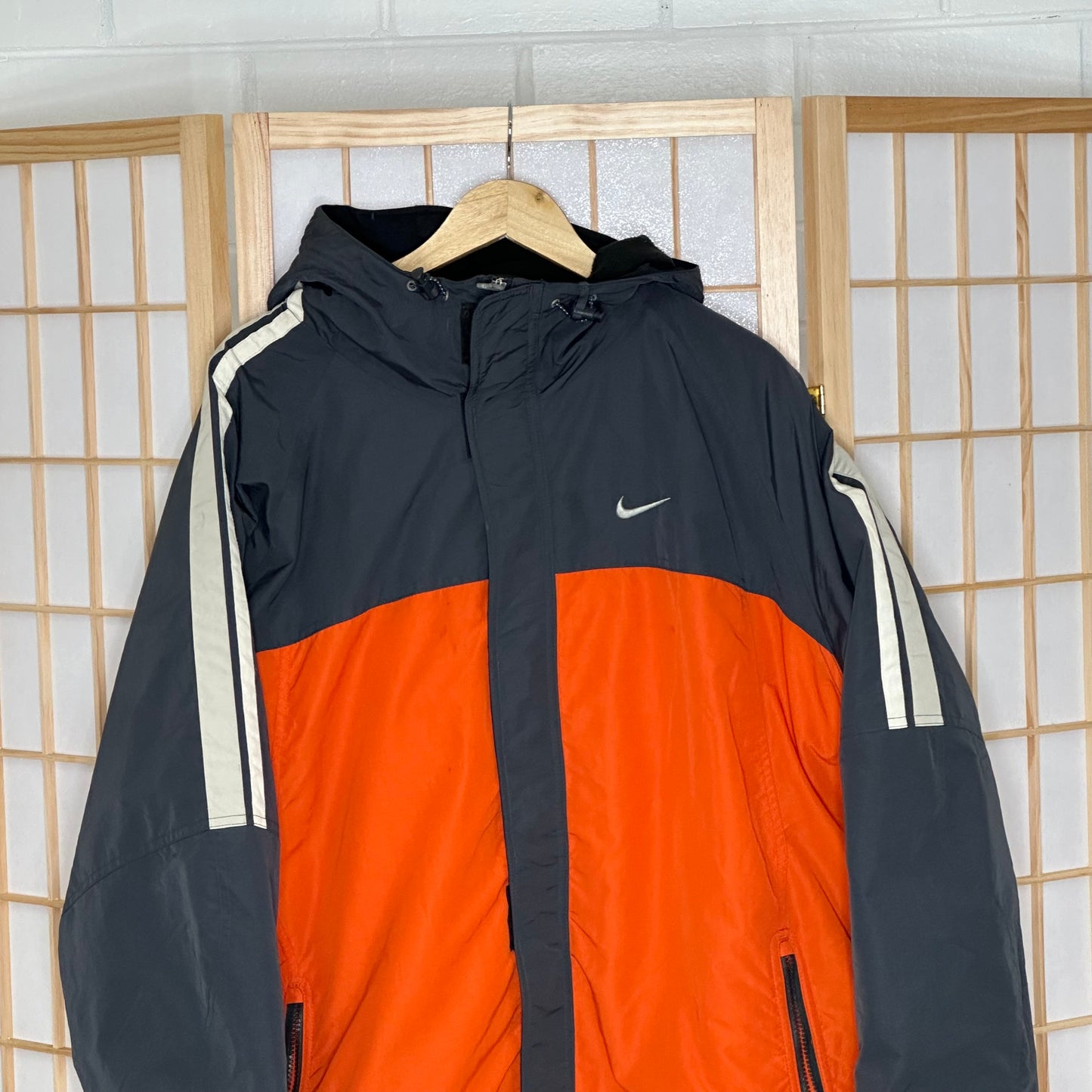 Nike Vintage Orange / Grey Down Jacket (XXL)