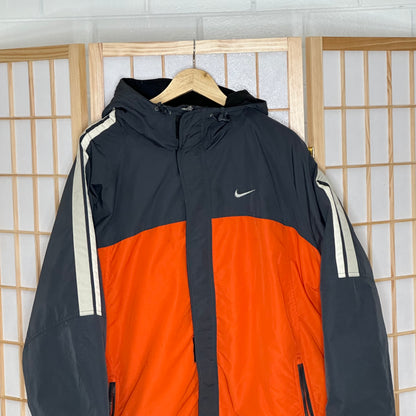 Nike Vintage Orange / Grey Down Jacket (XXL)