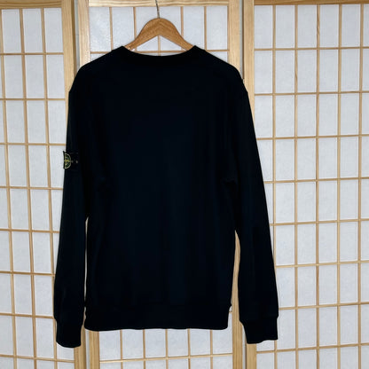 Stone Island Black Crewneck (XL)