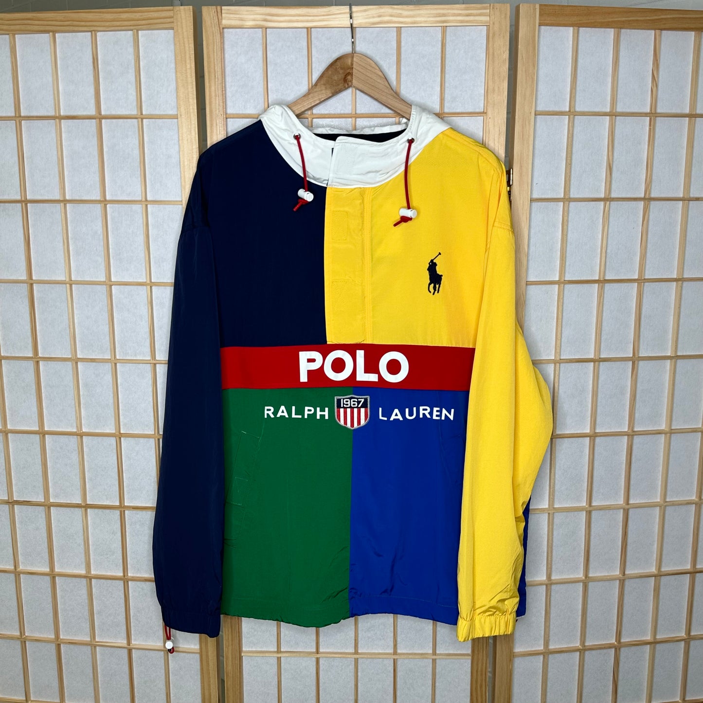 Ralph Lauren Colour Block Windbreaker Jacket New (M)