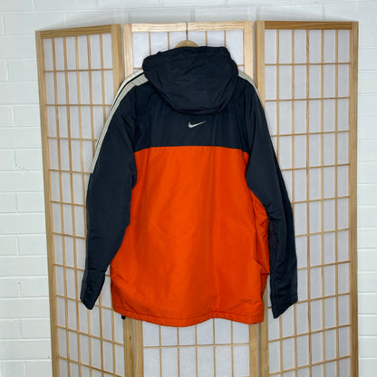 Nike Vintage Orange / Grey Down Jacket (XXL)