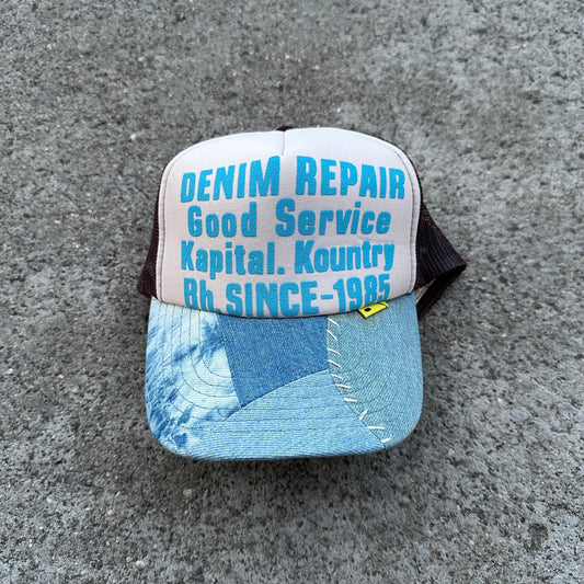 Kapital Kountry Cap 'Denim Repair'