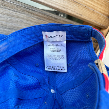 Moncler Blue Berretto Baseball Cap