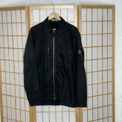 Stone Island Black Overshirt (XXL)