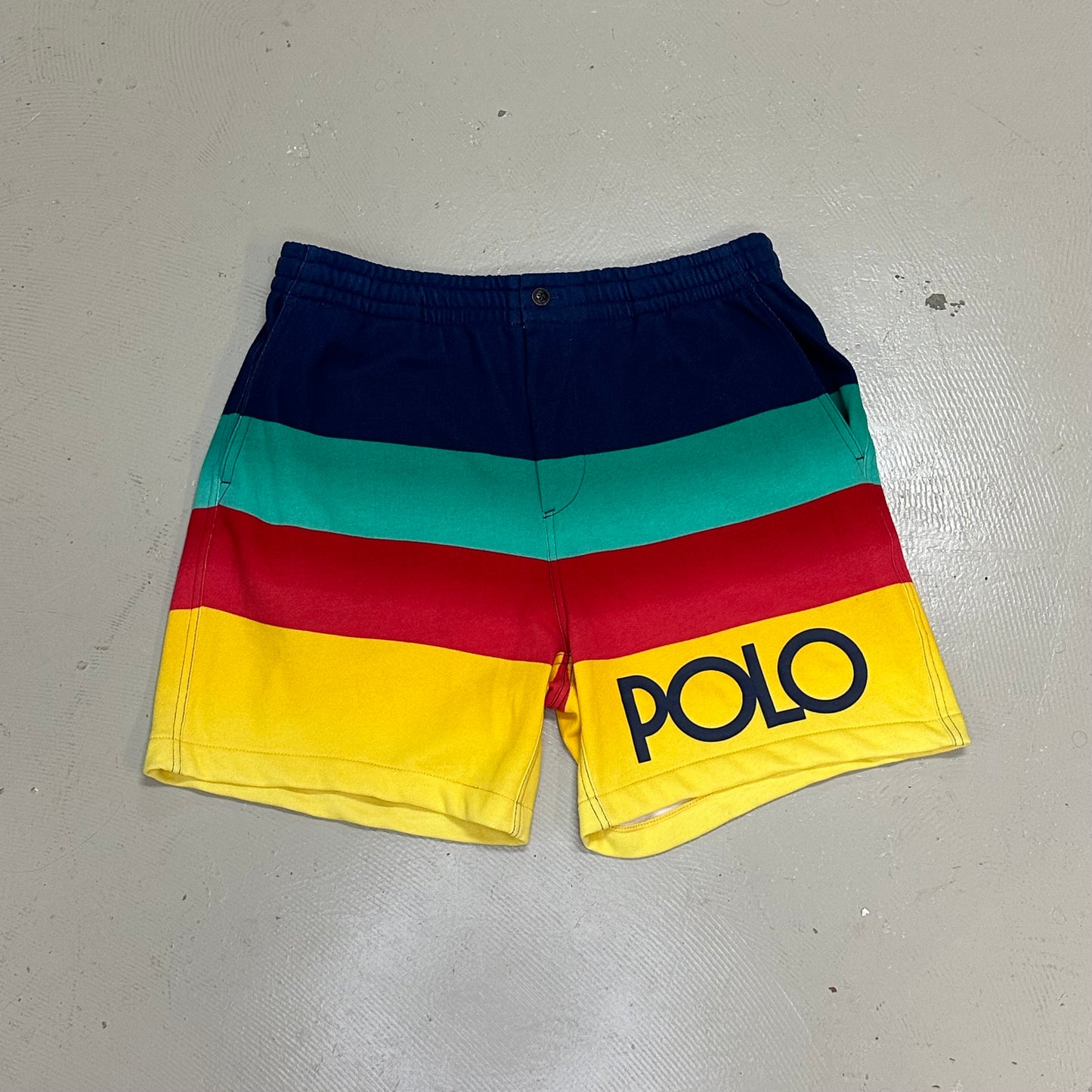 Ralph Lauren Rainbow Polo Spellout Shorts New