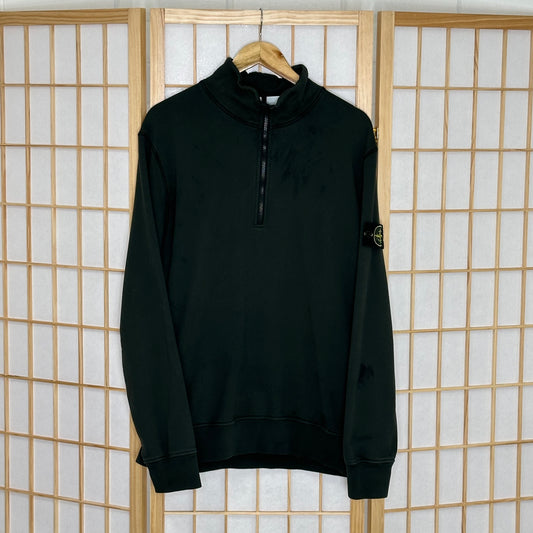 Stone Island Dark Green 1/4 Zip (XXL)