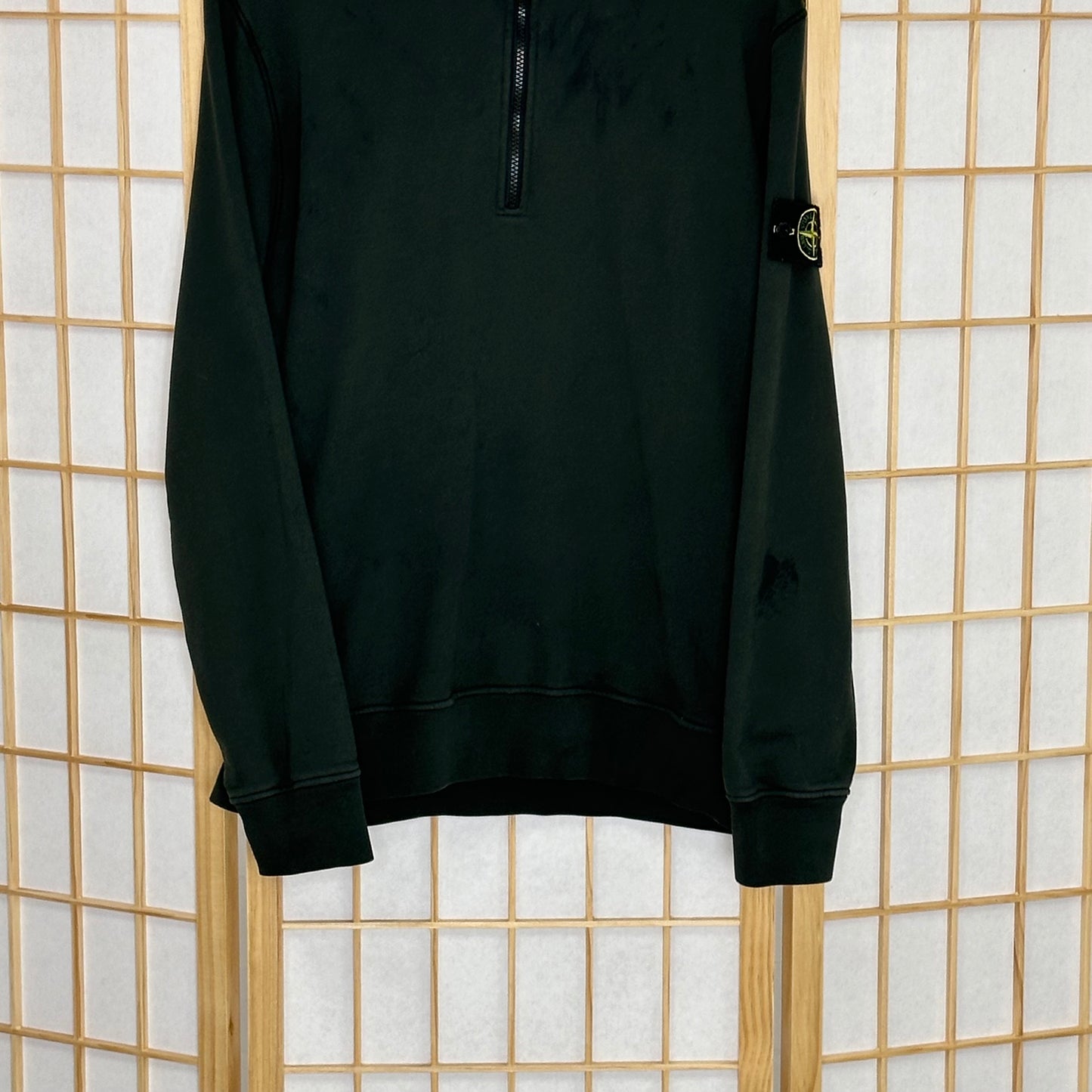 Stone Island Dark Green 1/4 Zip (XXL)