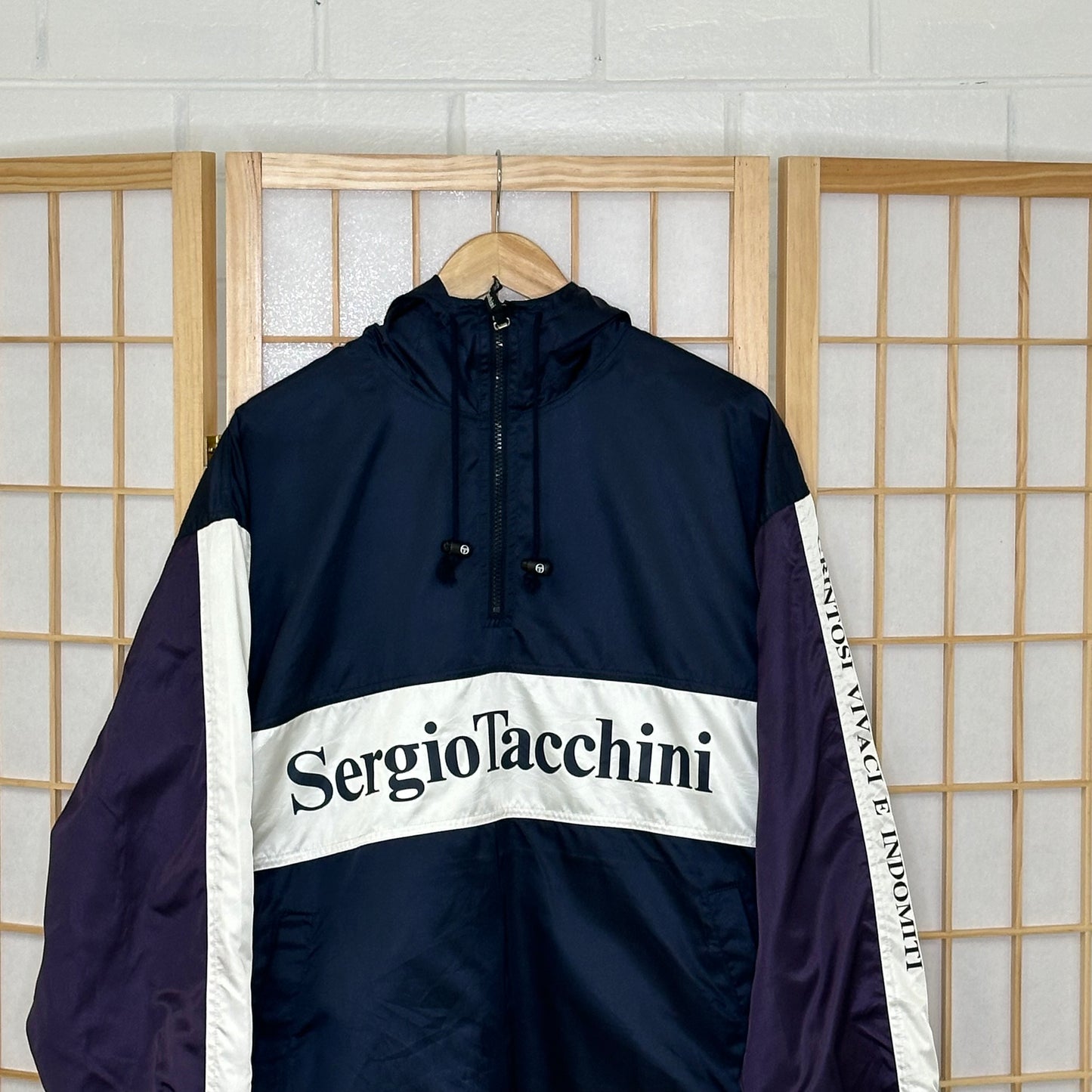 Sergio Tacchini Spellout Anorak Jacket (L)