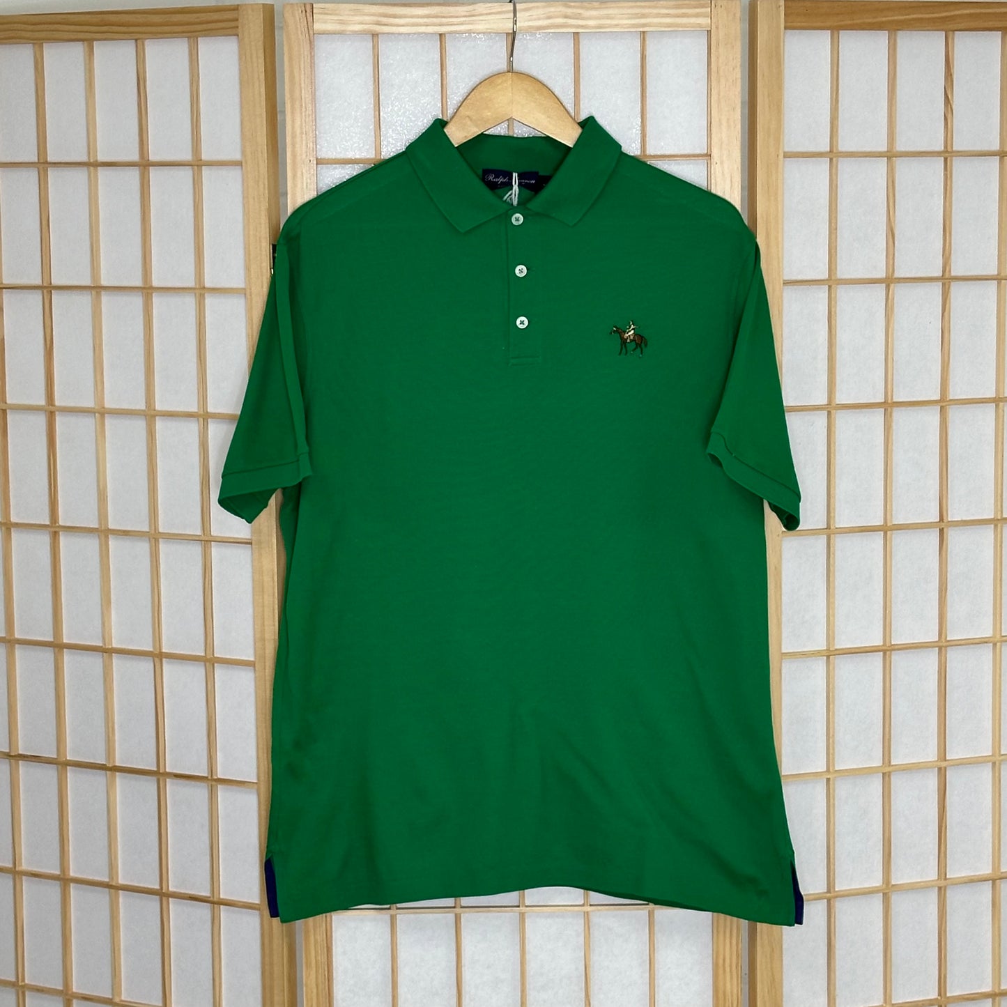 Purple Label Ralph Lauren Green Polo (L)