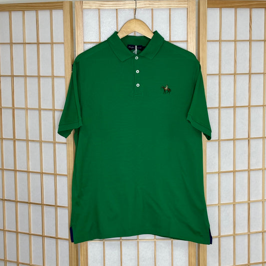 Purple Label Ralph Lauren Green Polo (L)