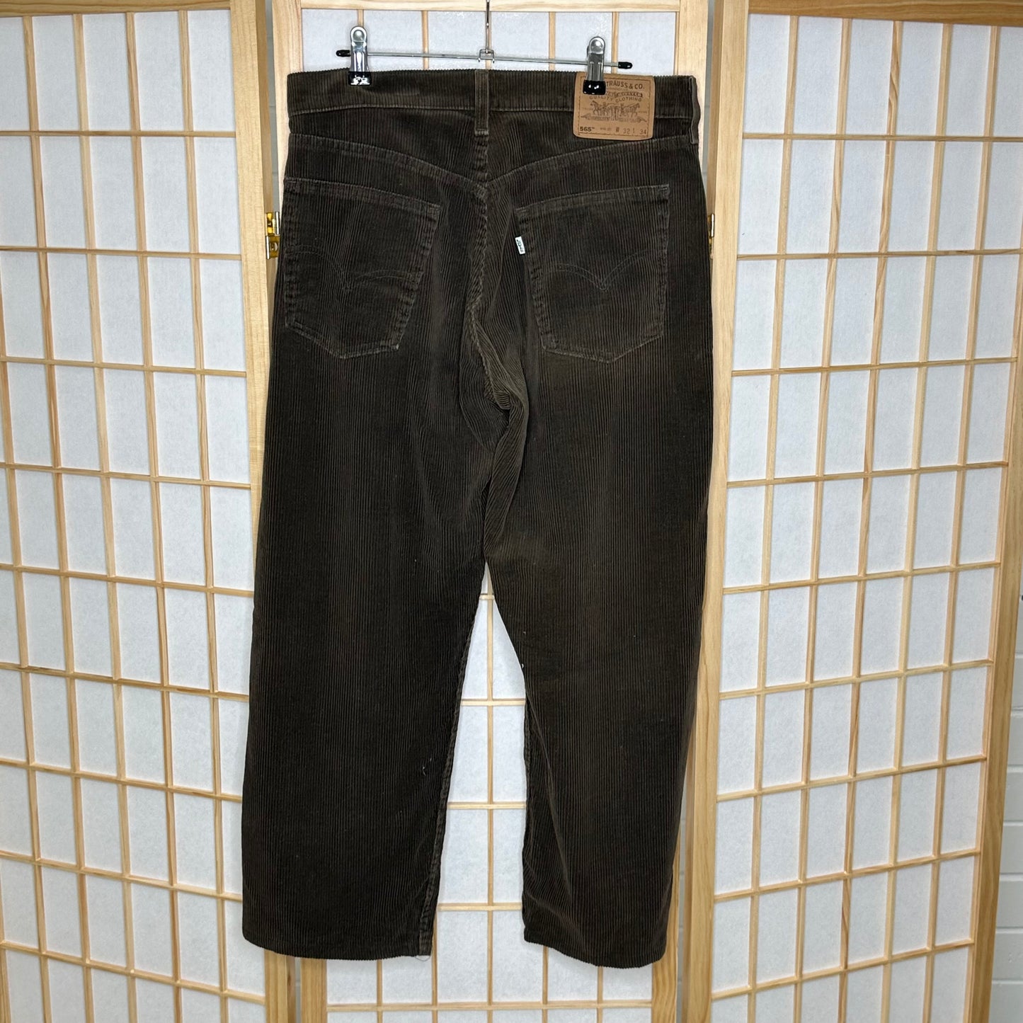 Levis Brown Cord Pants (32 X 34)