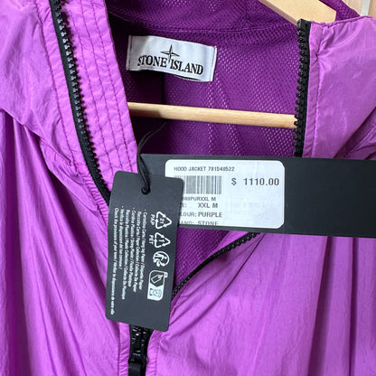 Stone Island NY Crinkle Reps Jacket Purple New (XXL)