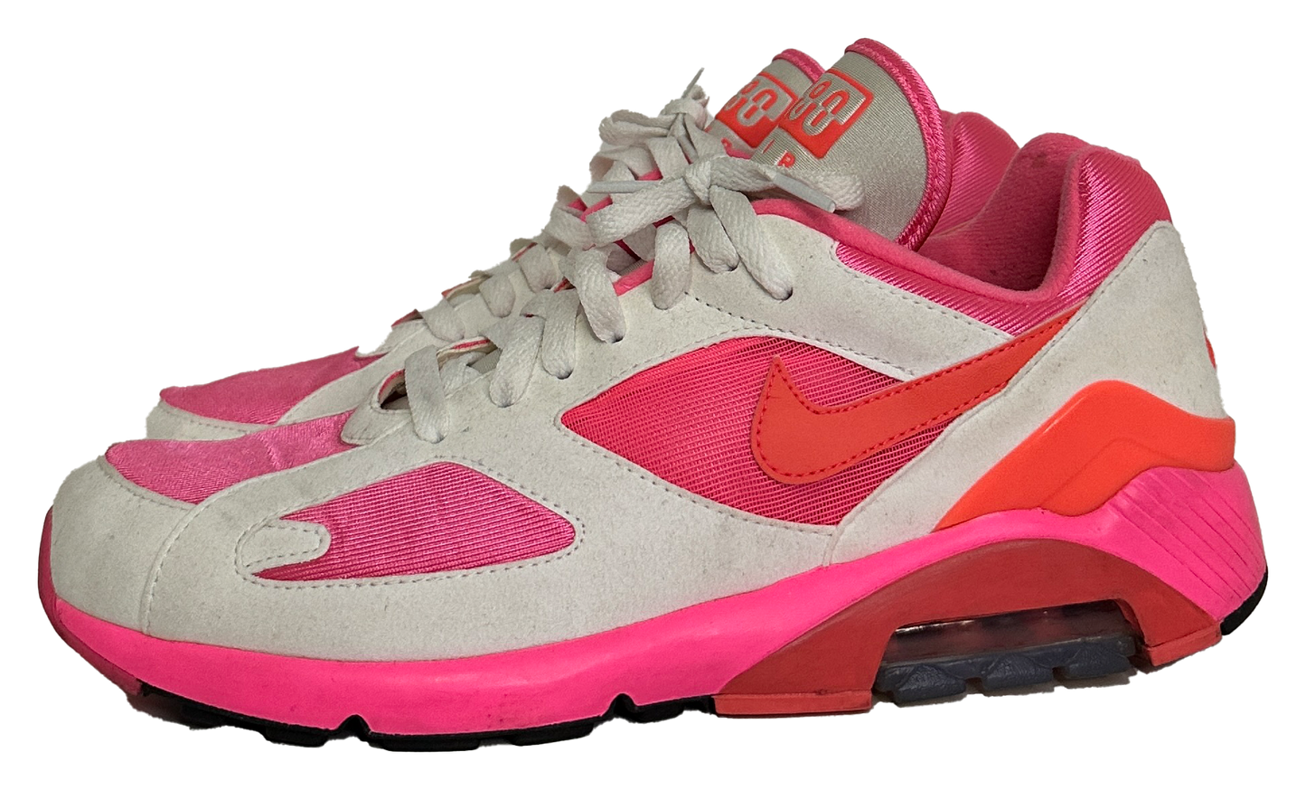 Air Max 180 Comme Des Garcon White Pink (US8.5)