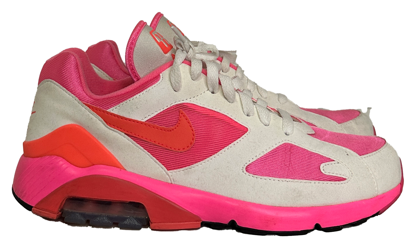 Air Max 180 Comme Des Garcon White Pink (US8.5)