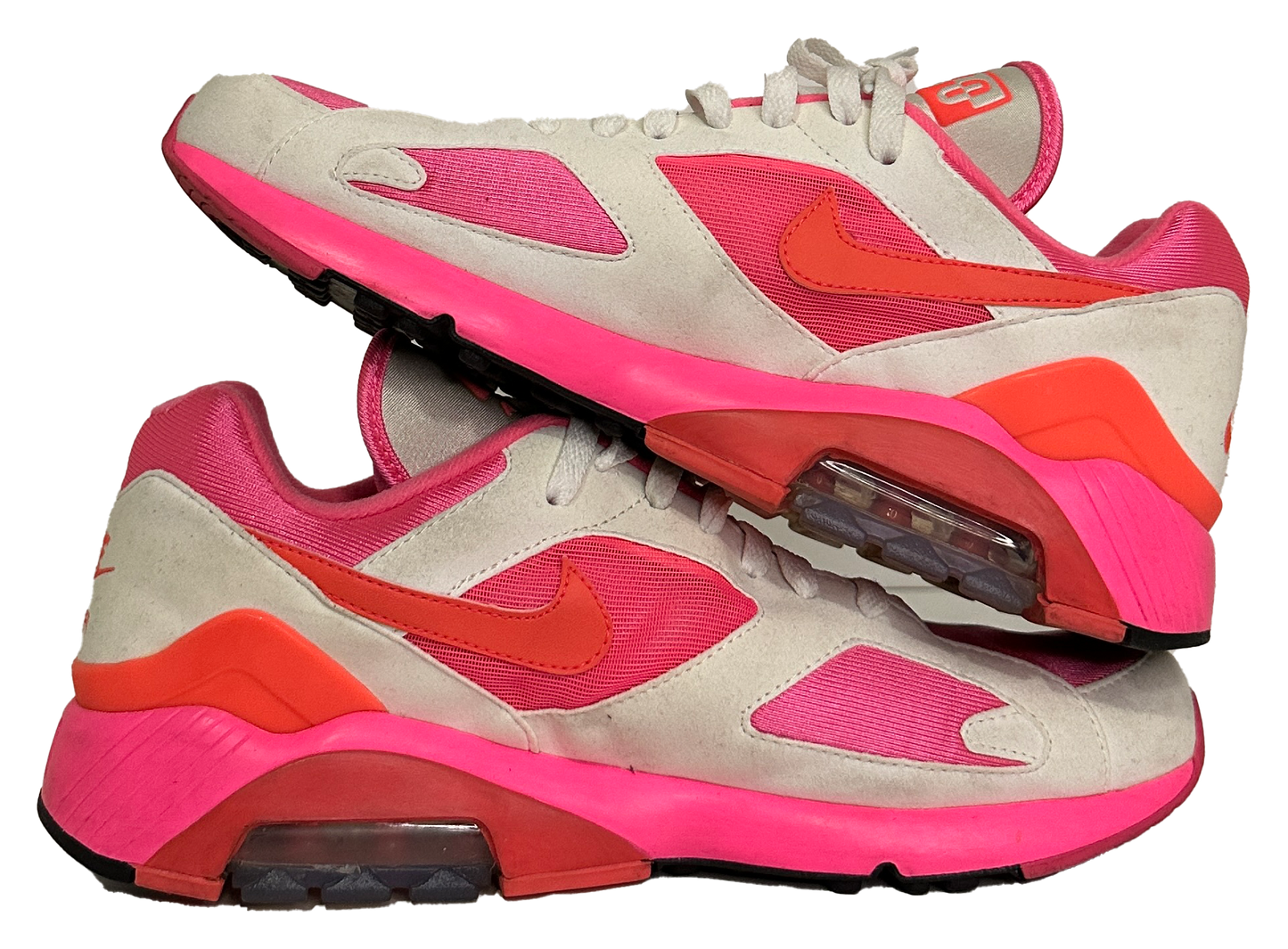 Air Max 180 Comme Des Garcon White Pink (US8.5)