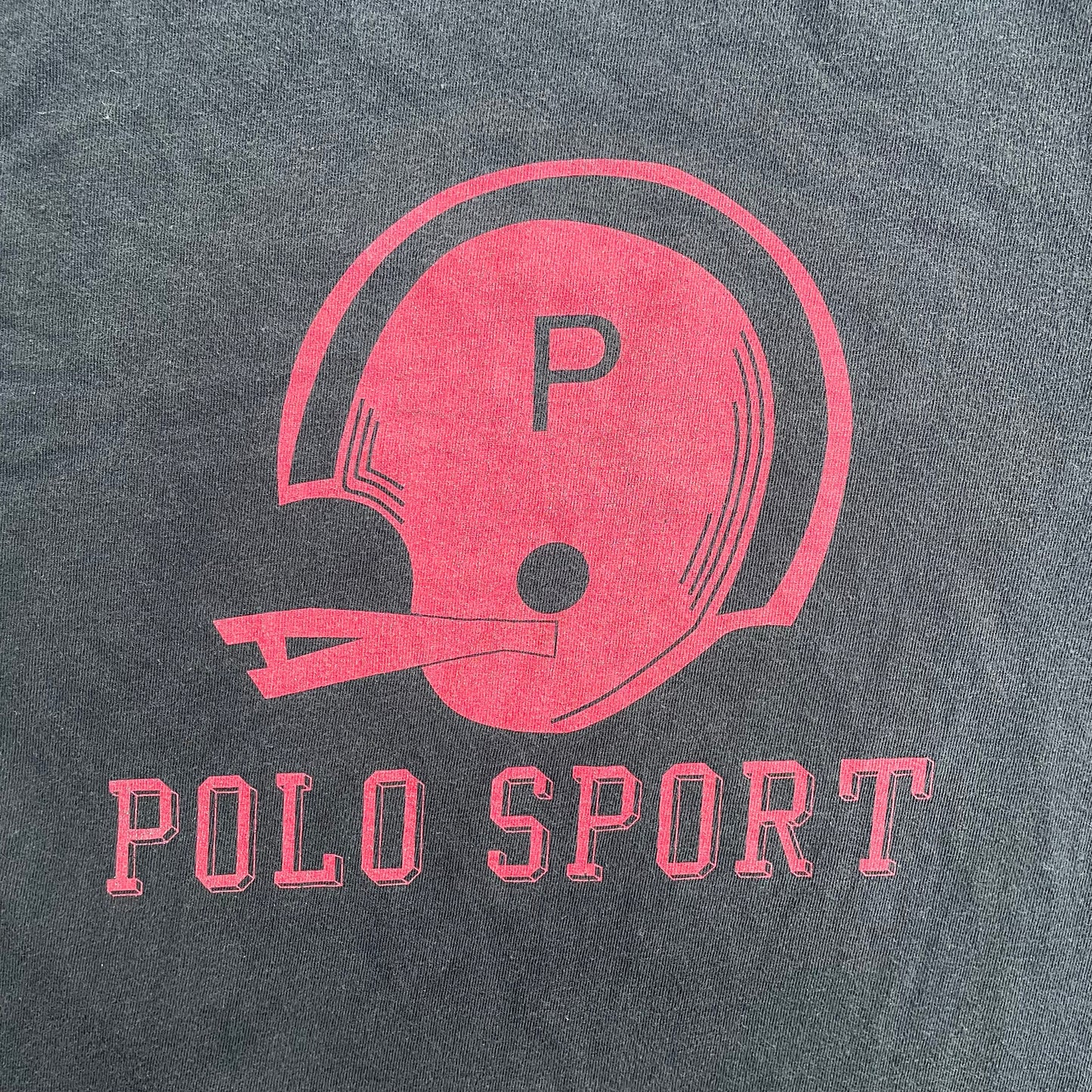 Ralph Lauren Polo Sport Black Helmet Tee (Small)