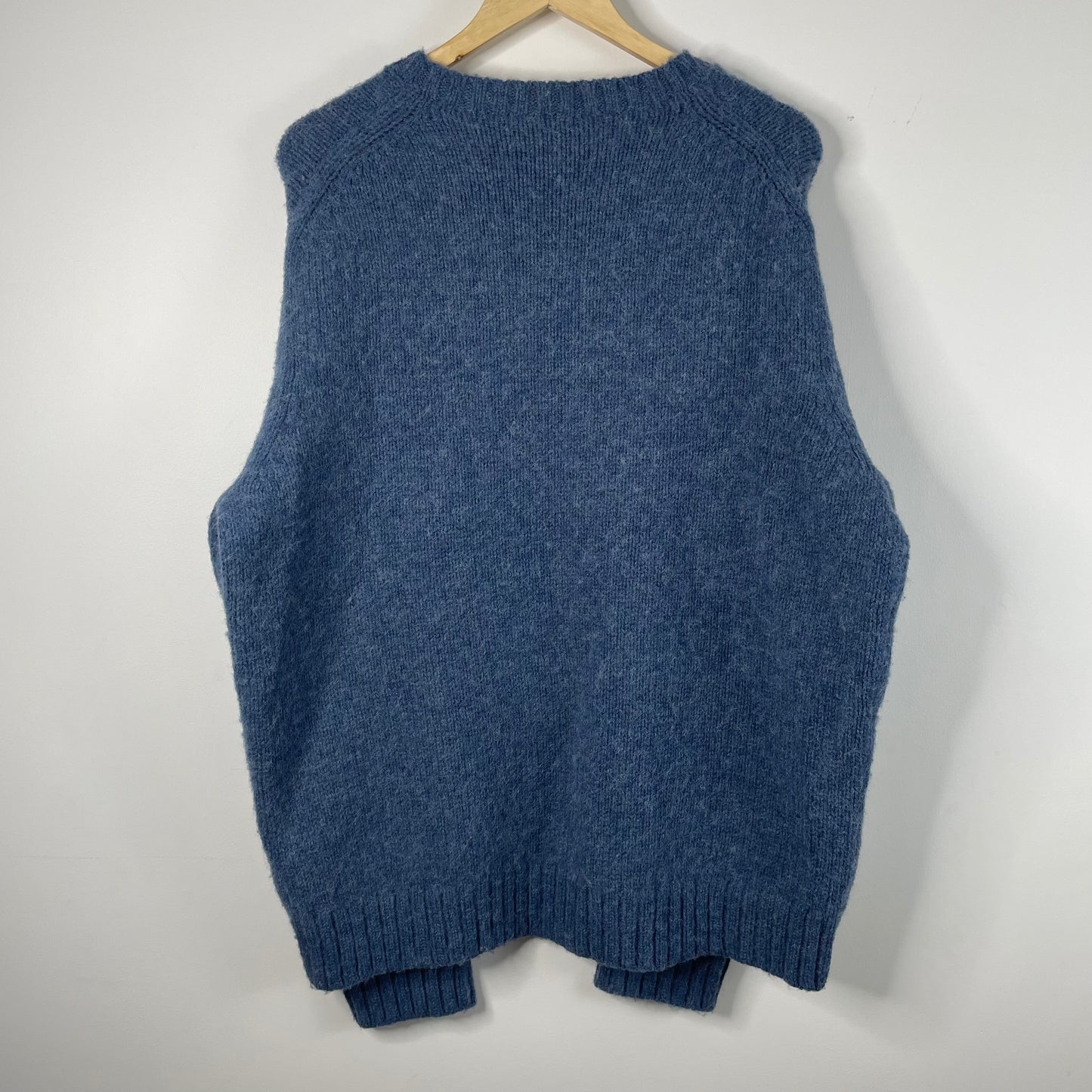 Blue Sit Down Bear Knit New (XL)