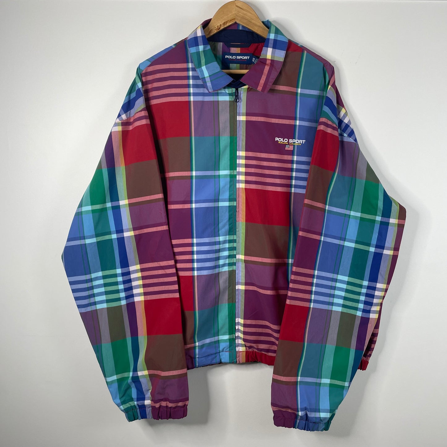 Plaid Polo Sport Bomber New (XXL)