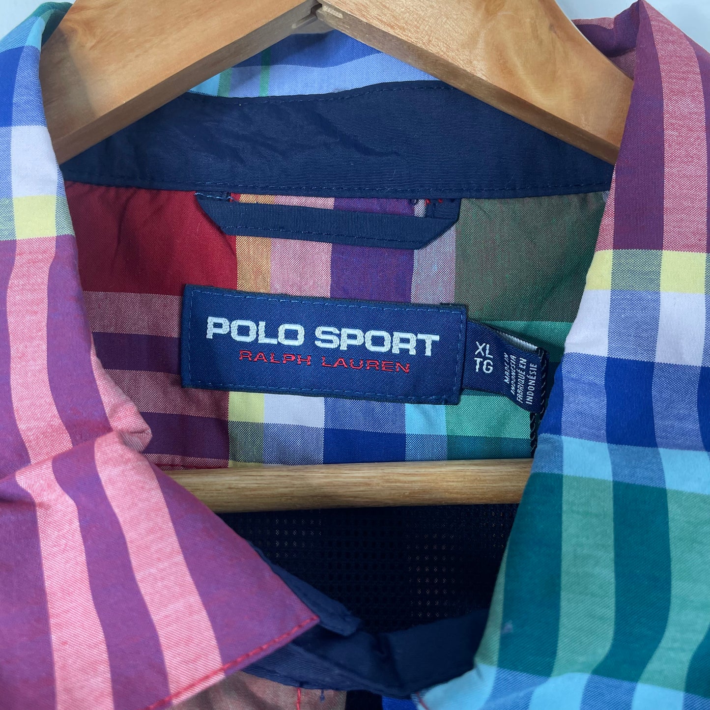 Plaid Polo Sport Bomber New (XL)