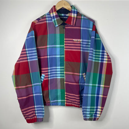 Plaid Polo Sport Bomber New (S)