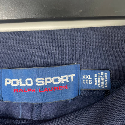 Polo Sport Navy Spellout Track Pants New (XXL)