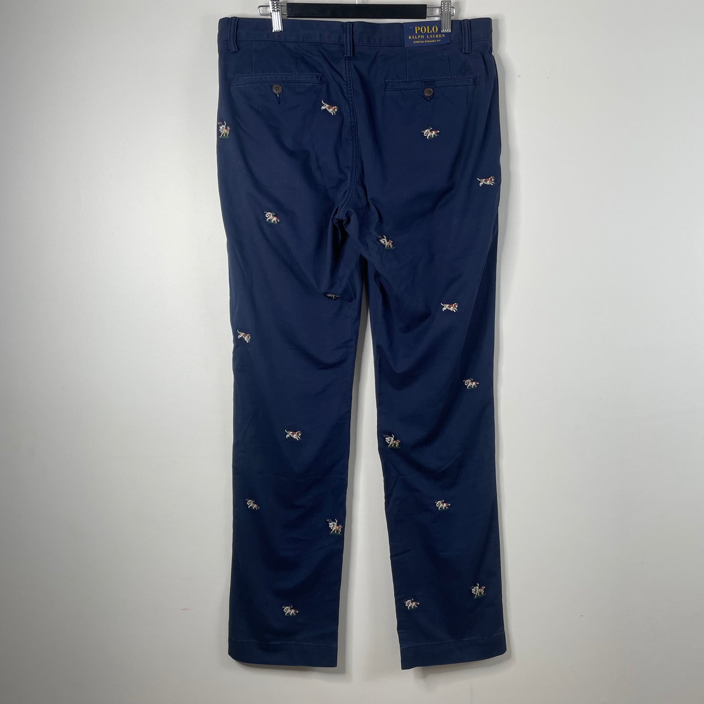 Ralph Lauren Navy Dog Chinos New