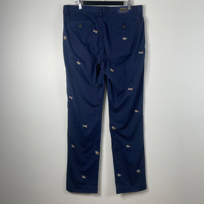 Ralph Lauren Navy Dog Chinos New