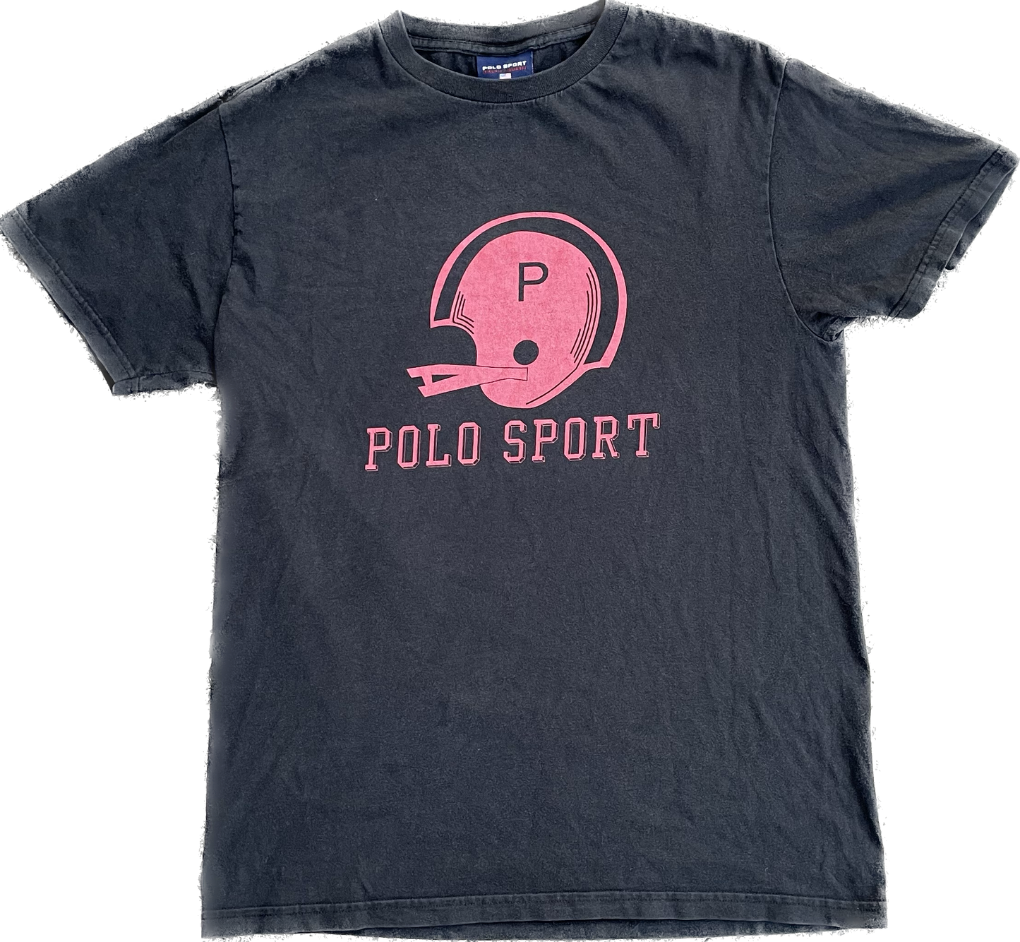 Ralph Lauren Polo Sport Black Helmet Tee (Small)