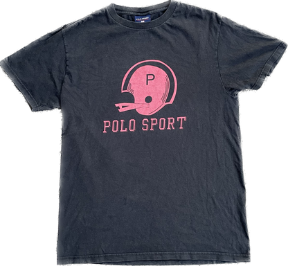 Ralph Lauren Polo Sport Black Helmet Tee (Small)