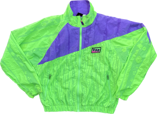 Nike Aqua Gear Zip Up Jacket Green & Purple (Medium)