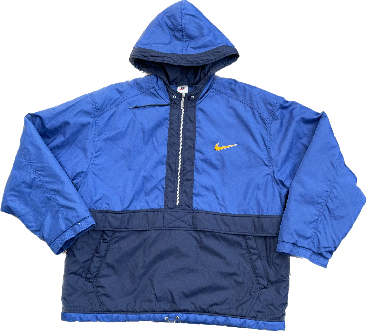 Nike 90's Blue Padded Anorak Jacket (Large)