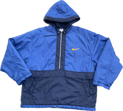 Nike 90's Blue Padded Anorak Jacket (Large)