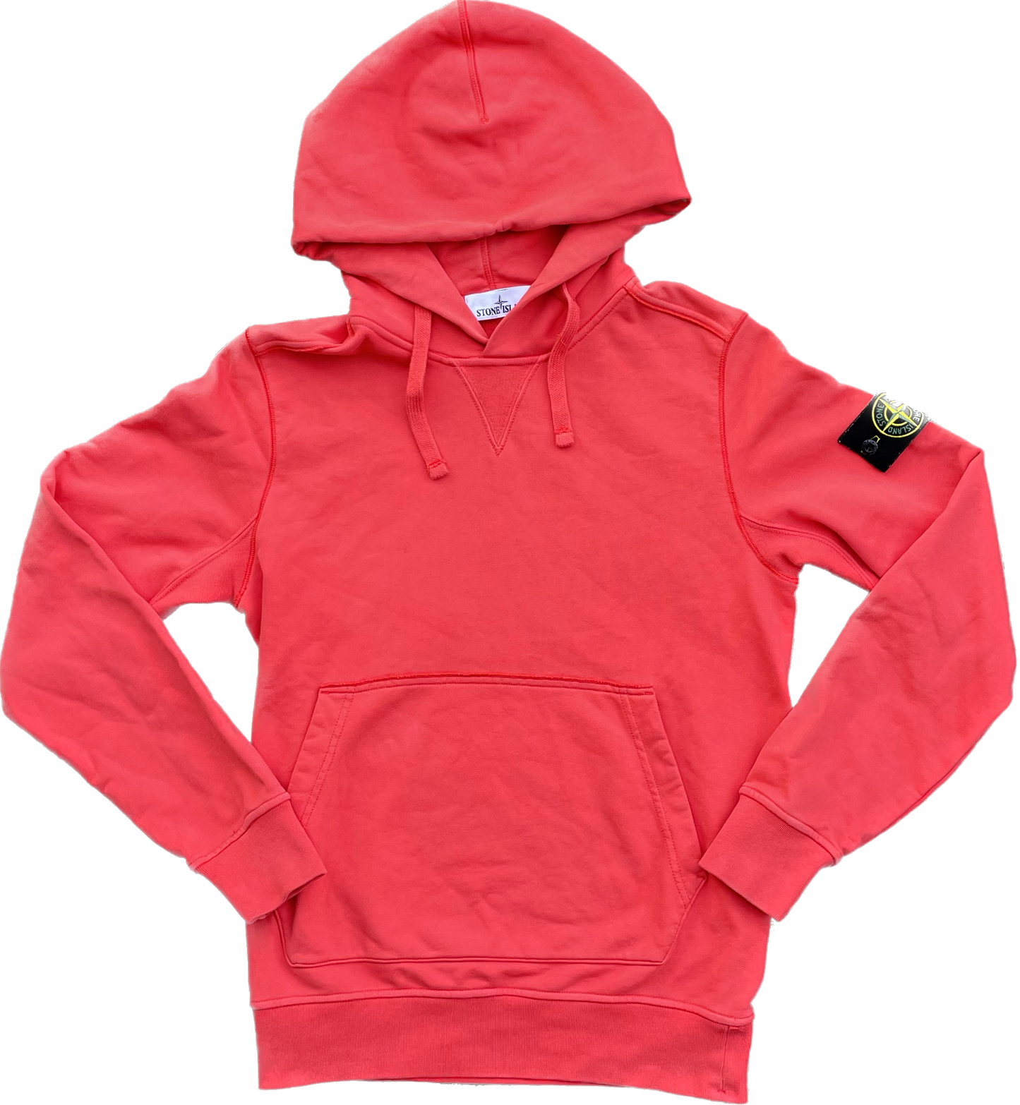 Stone Island Red Hoodie (Small)