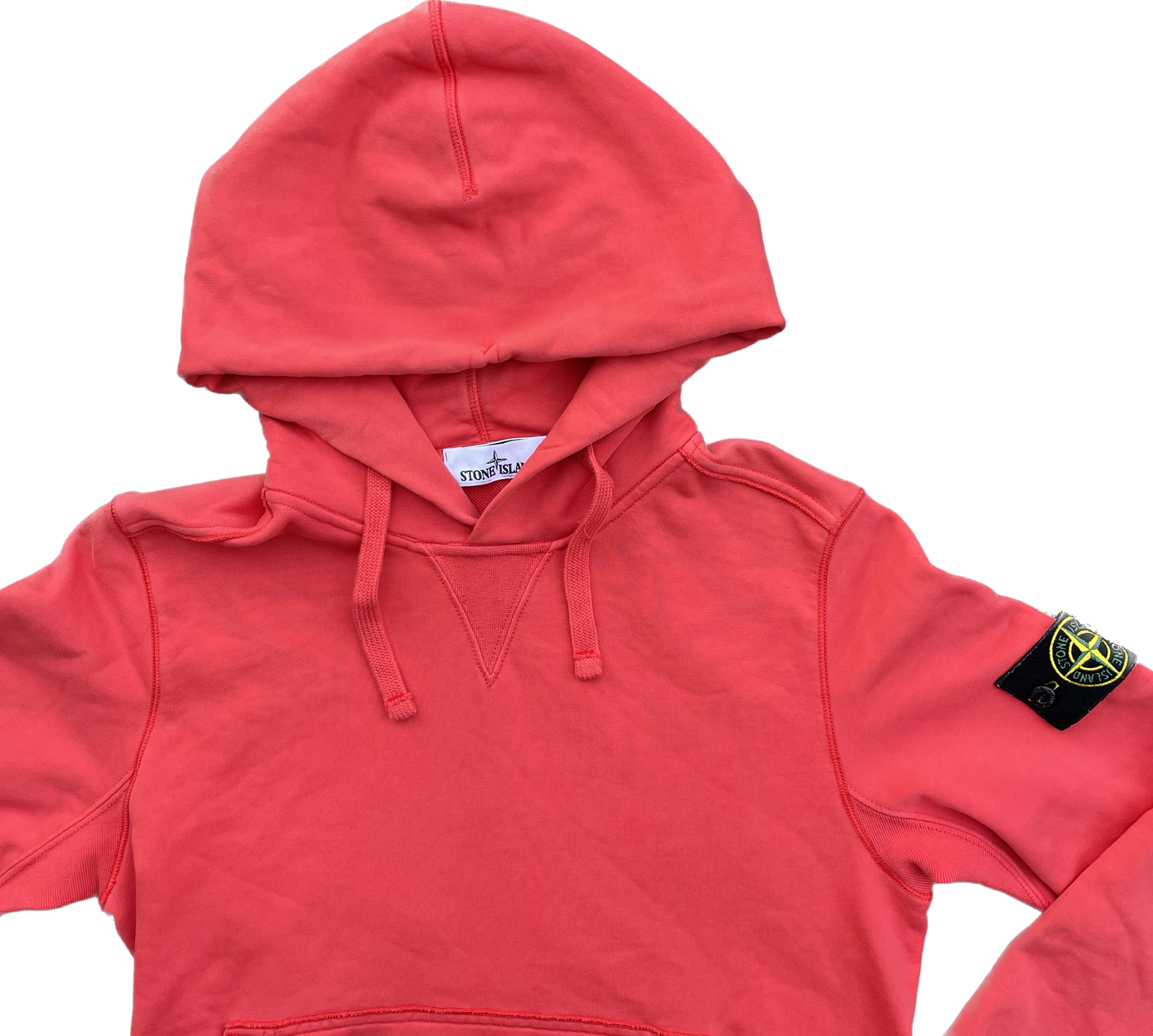 Stone Island Red Hoodie (Small)