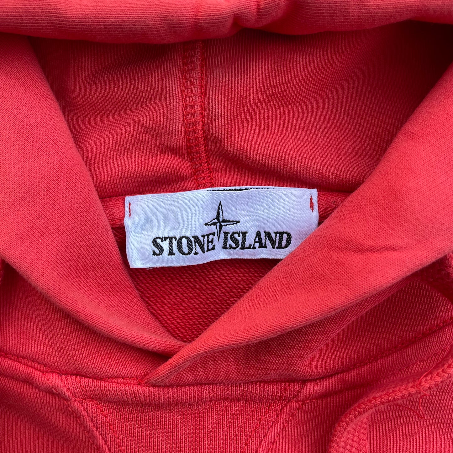 Stone Island Red Hoodie (Small)