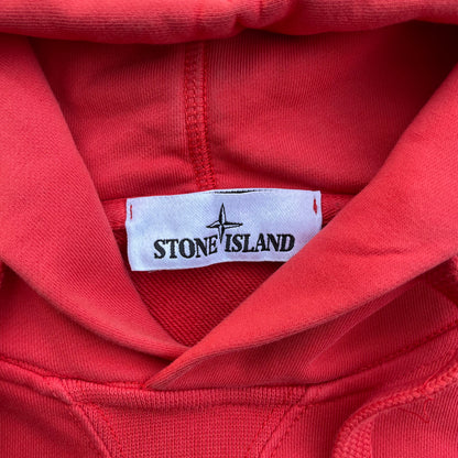 Stone Island Red Hoodie (Small)