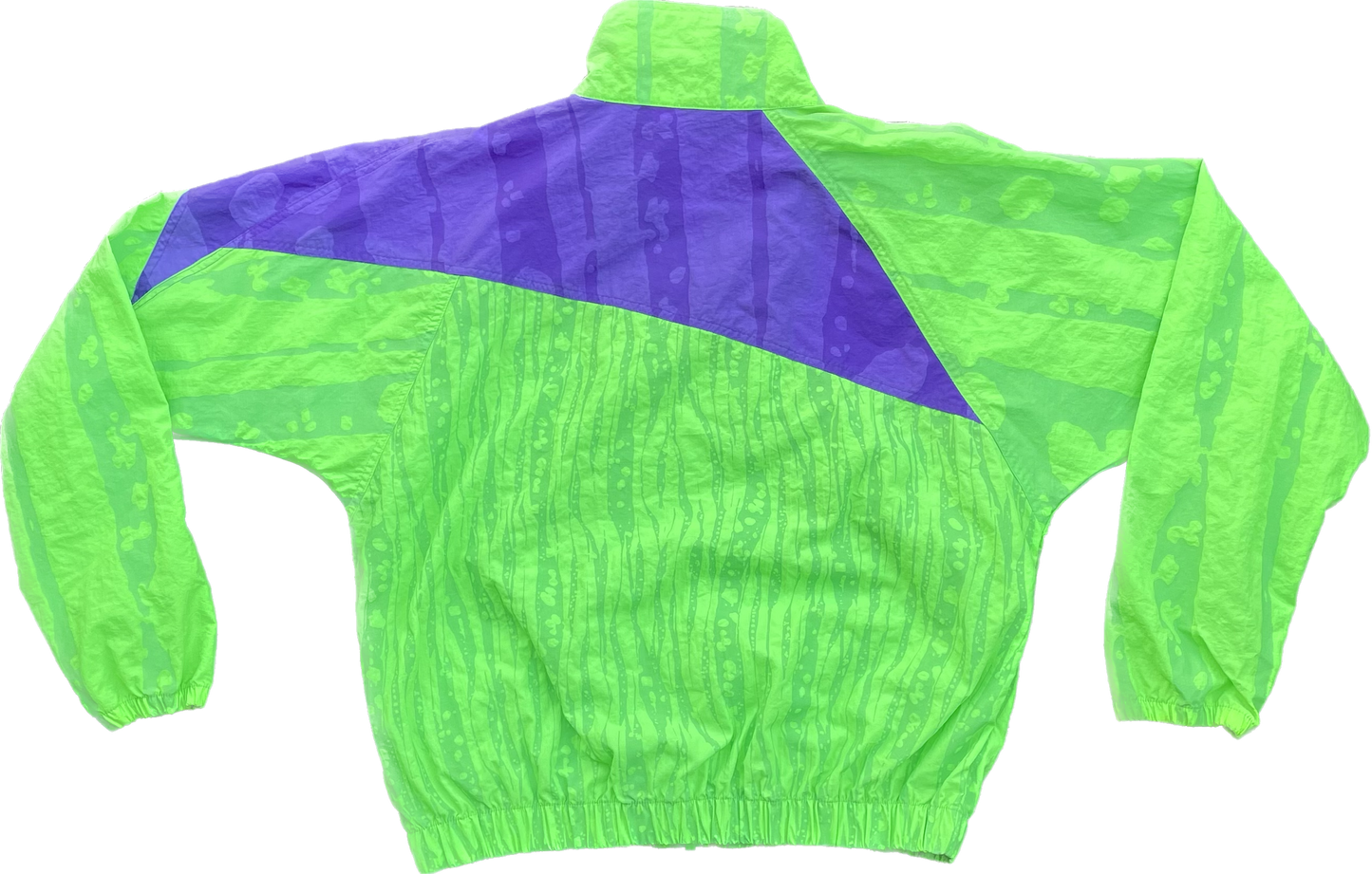 Nike Aqua Gear Zip Up Jacket Green & Purple (Medium)